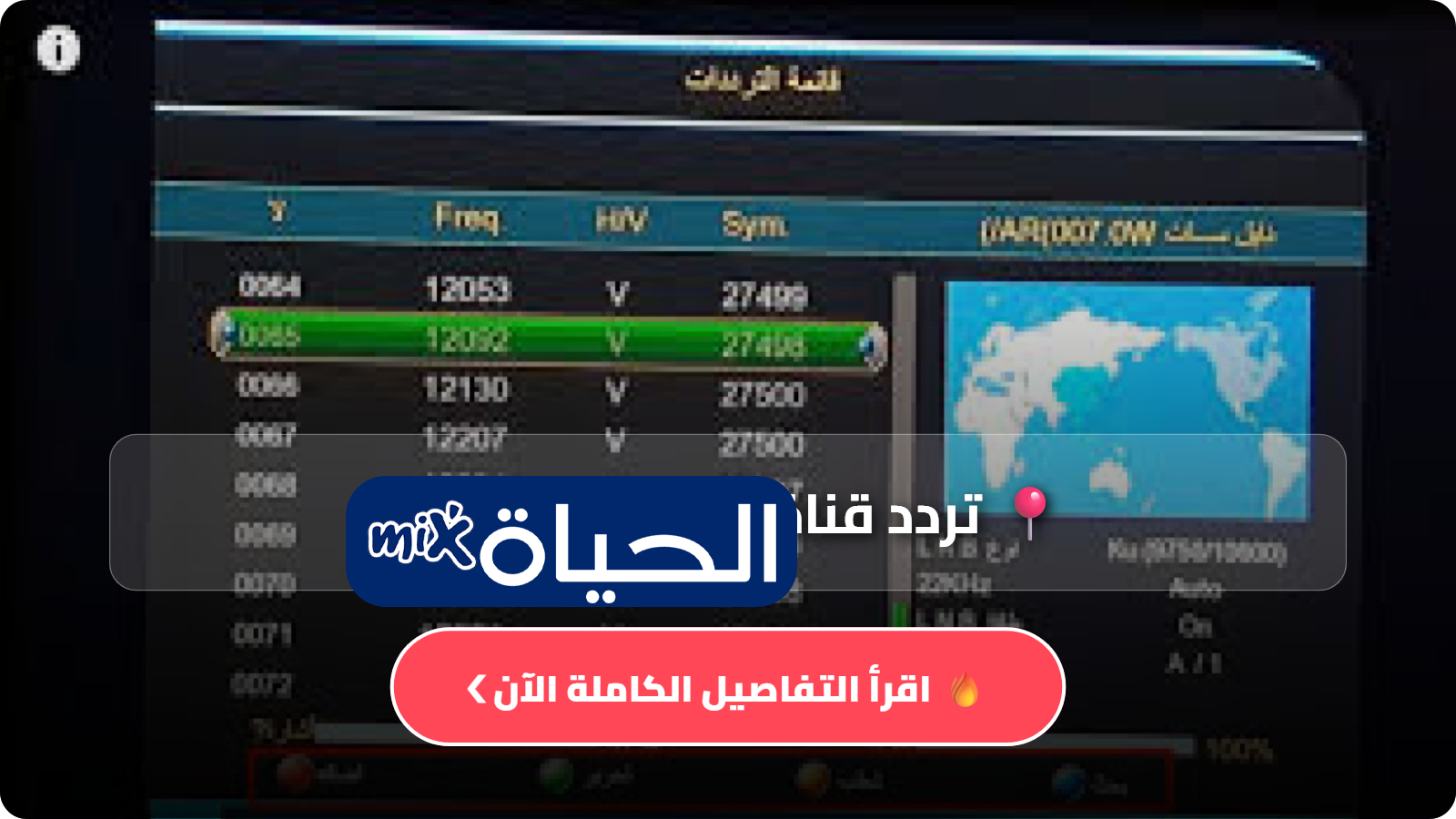 تردد قناة الرابعة العراقية 2026 الجديد على النايل سات