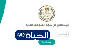 نتيجة الدبلومات الفنية 2026 برقم الجلوس والاسم موقع وزارة التربية والتعليم